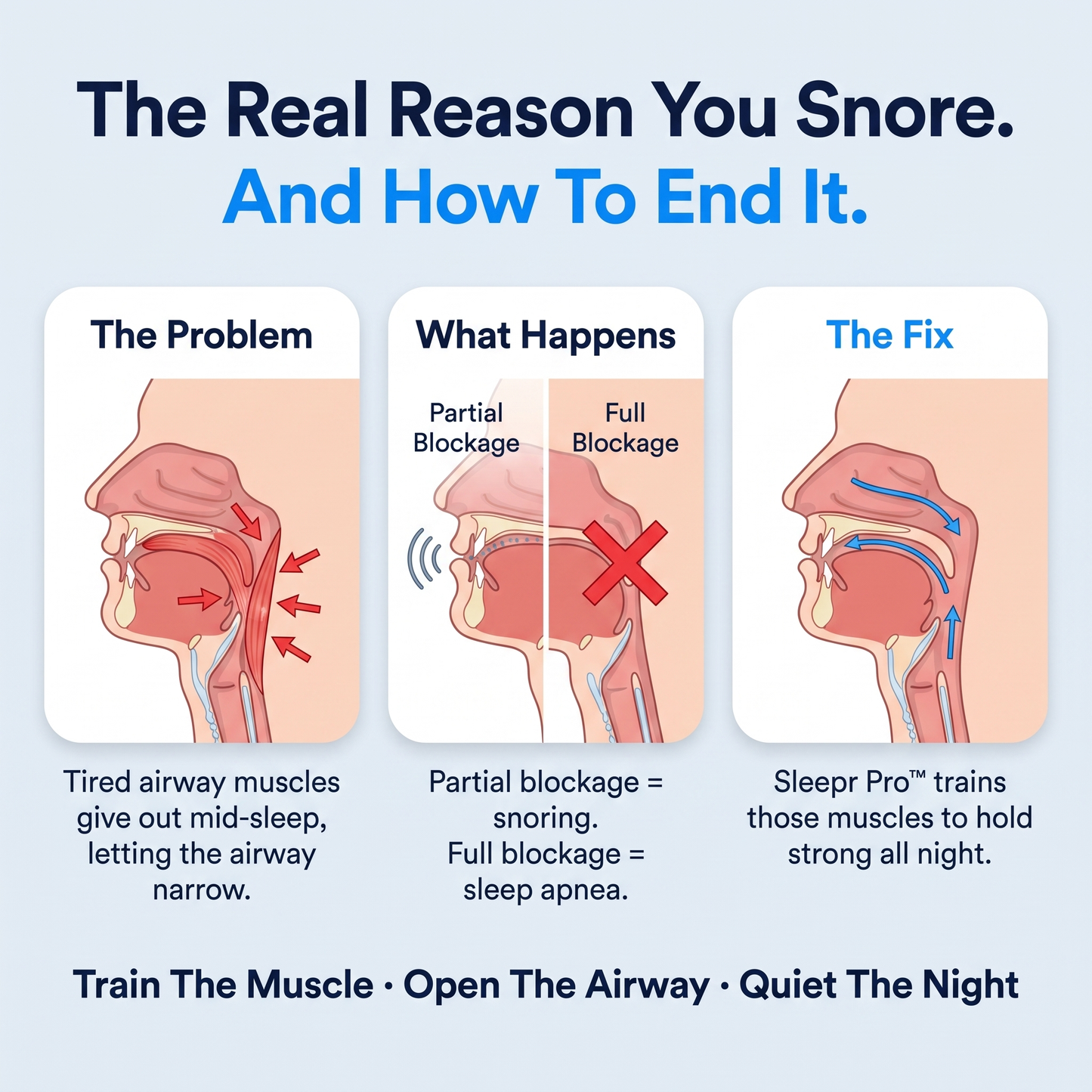 The real reason you snore and how to end it