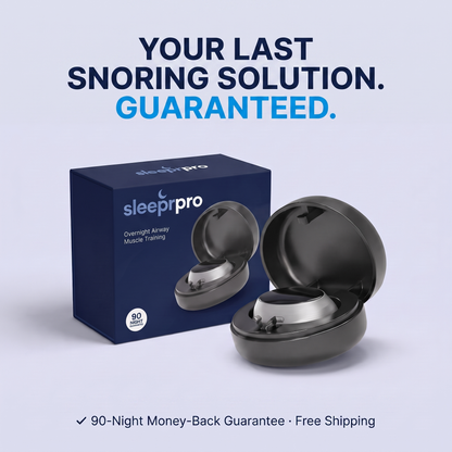 Sleepr Pro™ — your last snoring solution, guaranteed